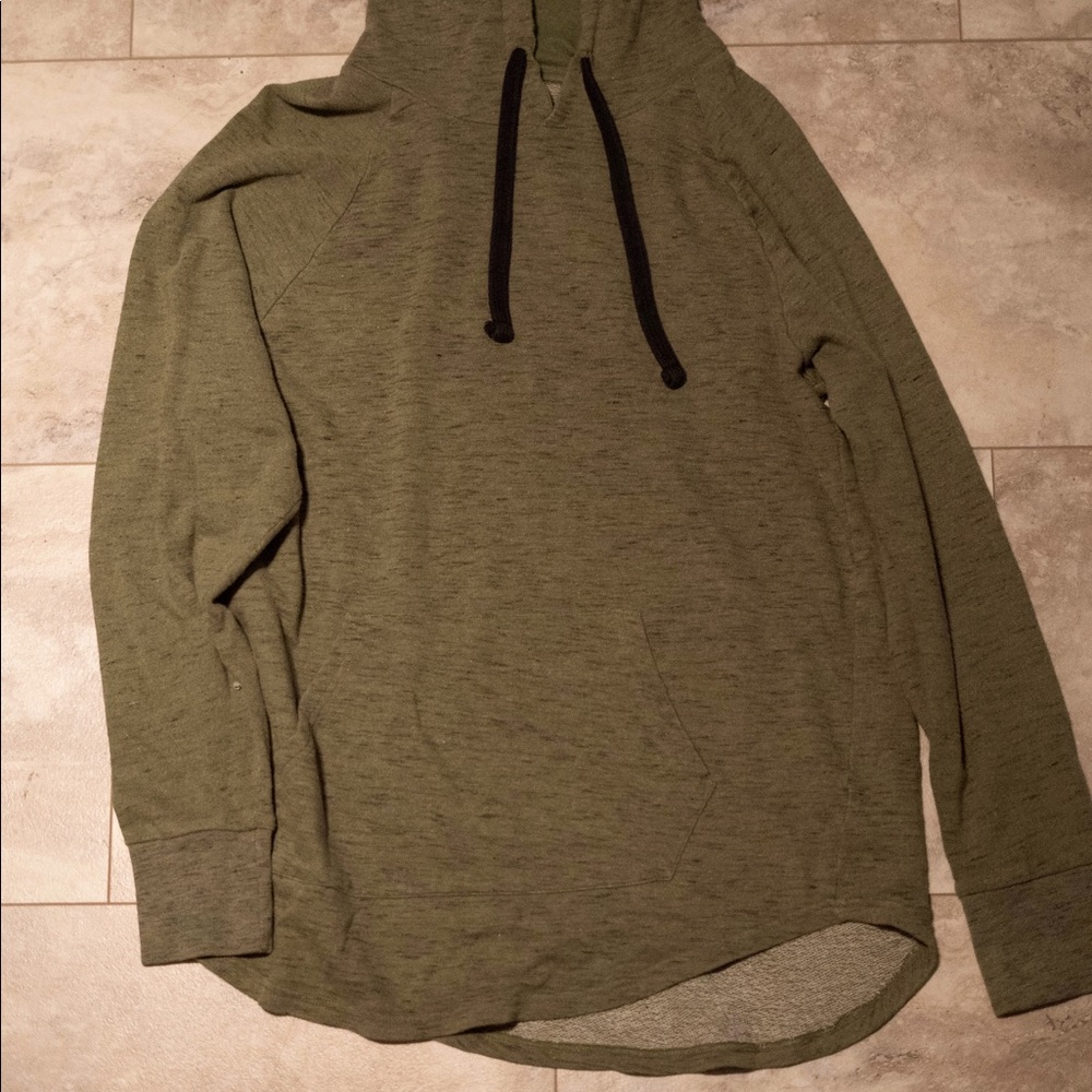 Men’s dark green light weight hoodie
